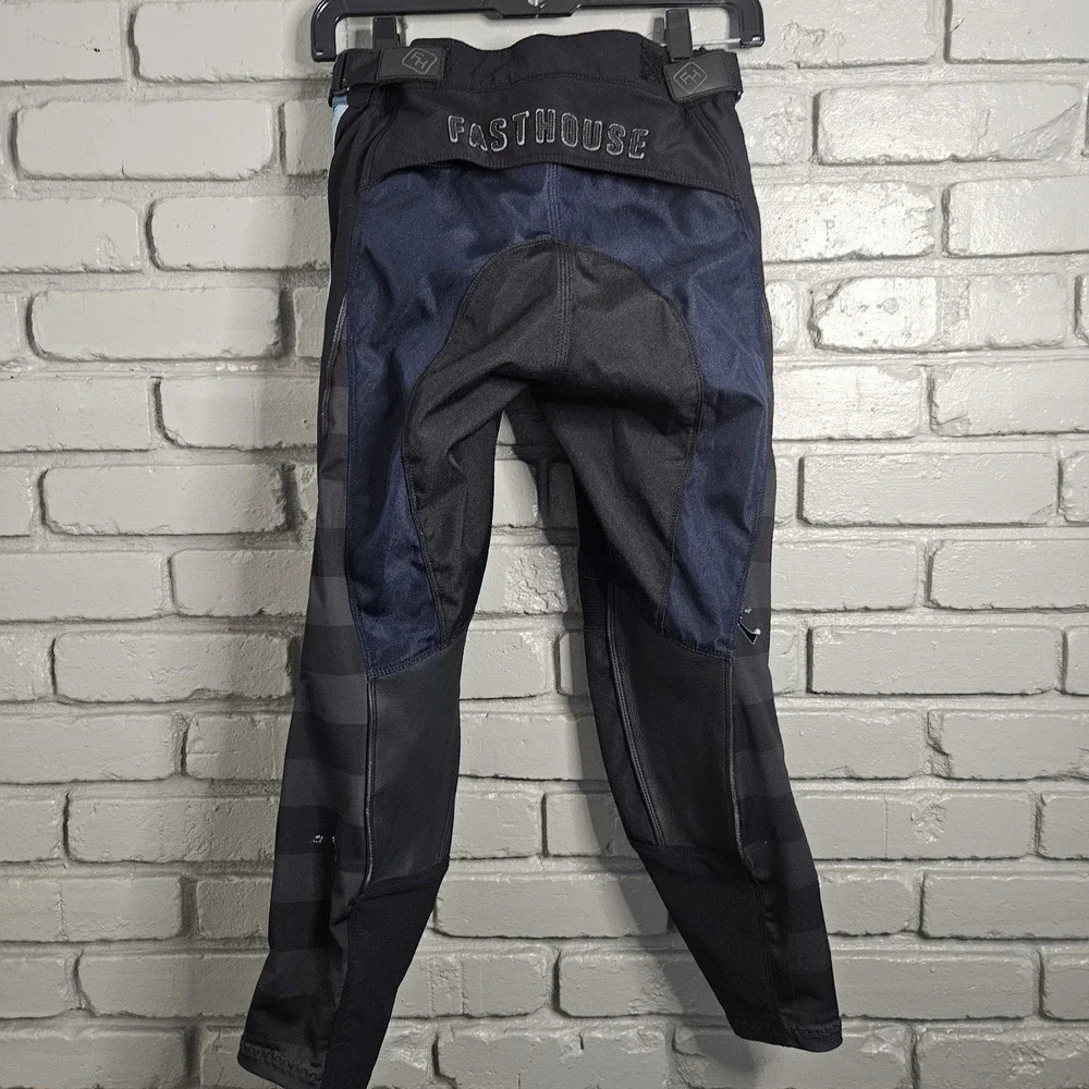 Fast House Kids Pants‎ 28 Speed Style Indigo Black Motocross Offroad Stretch